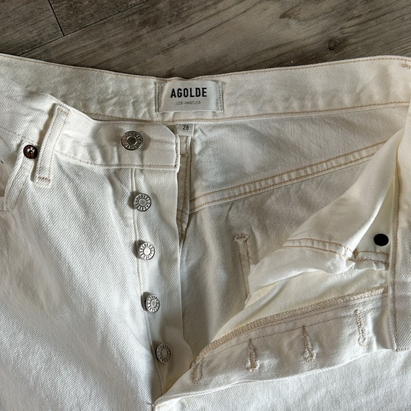 Agolde Riley high rise straight crop NWOT - Picture 5 of 11